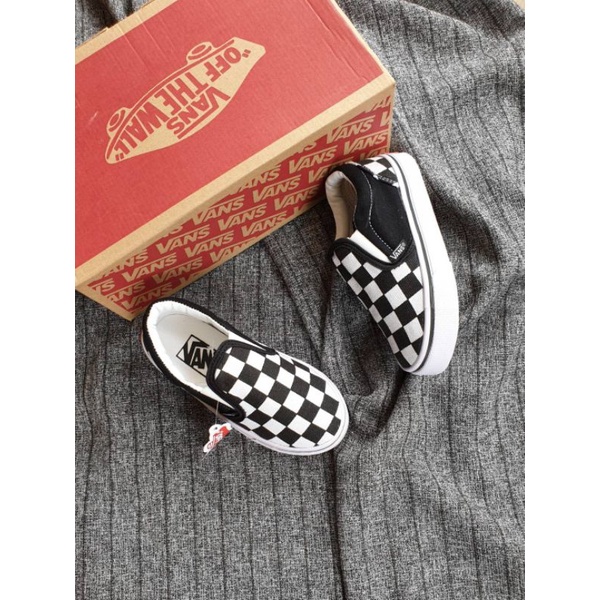 Sepatu Anak Vans Slip On CheckerBoard Size 17 - 35 Premium Quality