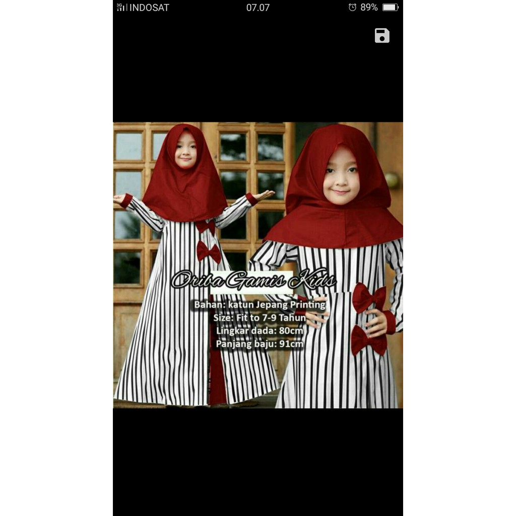 Oriba Gamis Kids