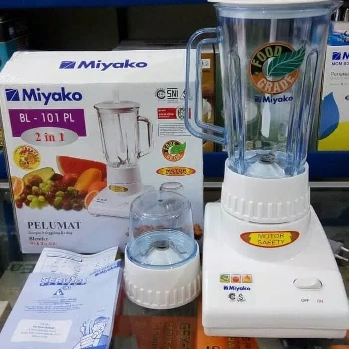 MIYAKO BLENDER 2 IN 1 PLASTIK BL-101PL