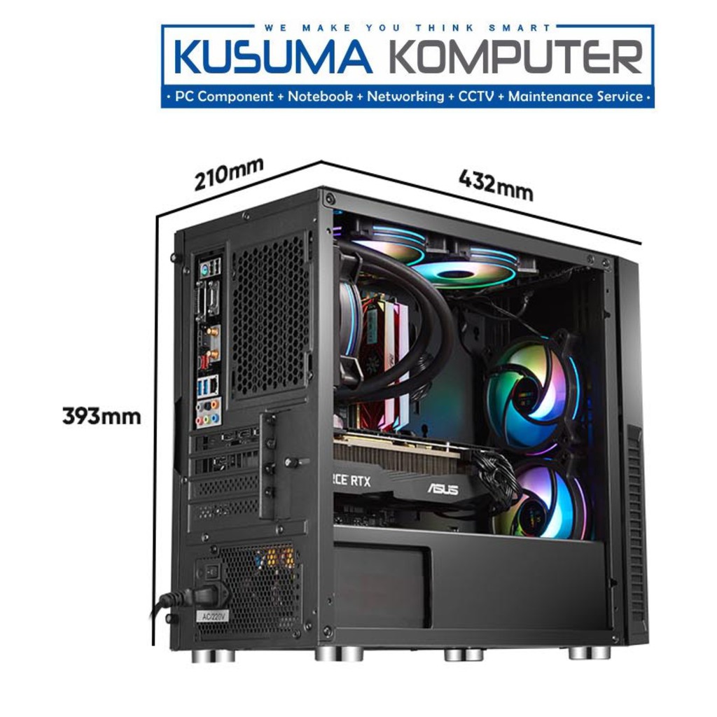 Casing PC Armaggeddon Tesseract Core 2 Micro ATX