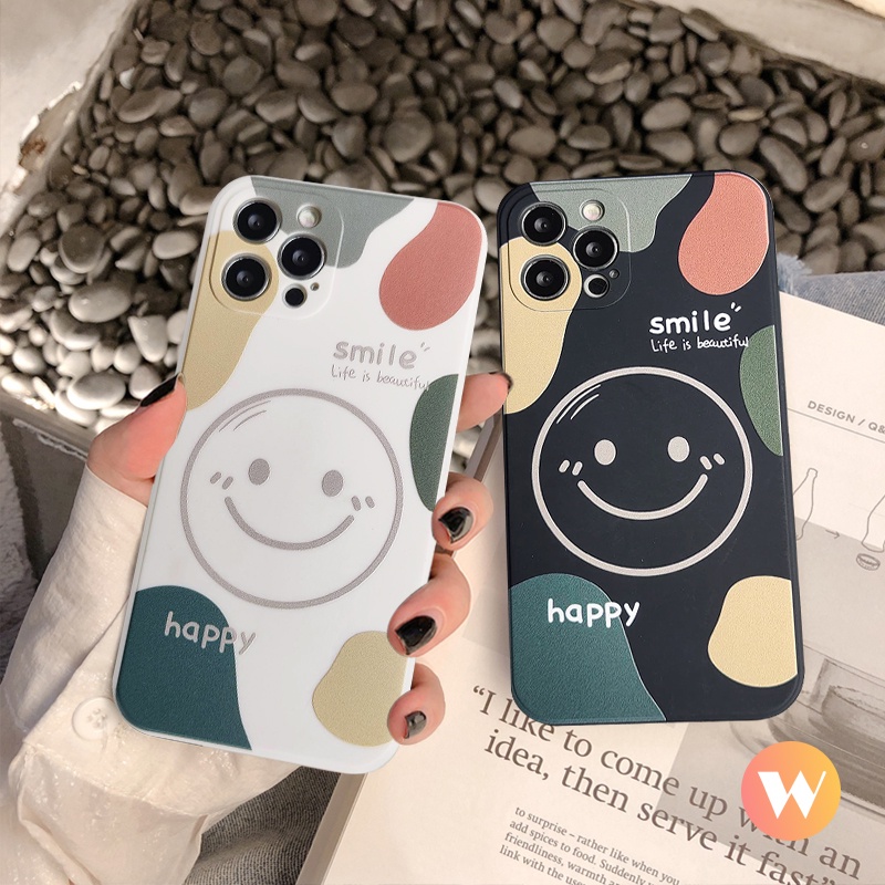 Soft Case Tpu Motif Kartun Smiley Cover Infinix Note 8 11 10 Play 10 Lite 10T 9 Play 10S Smart 5 6