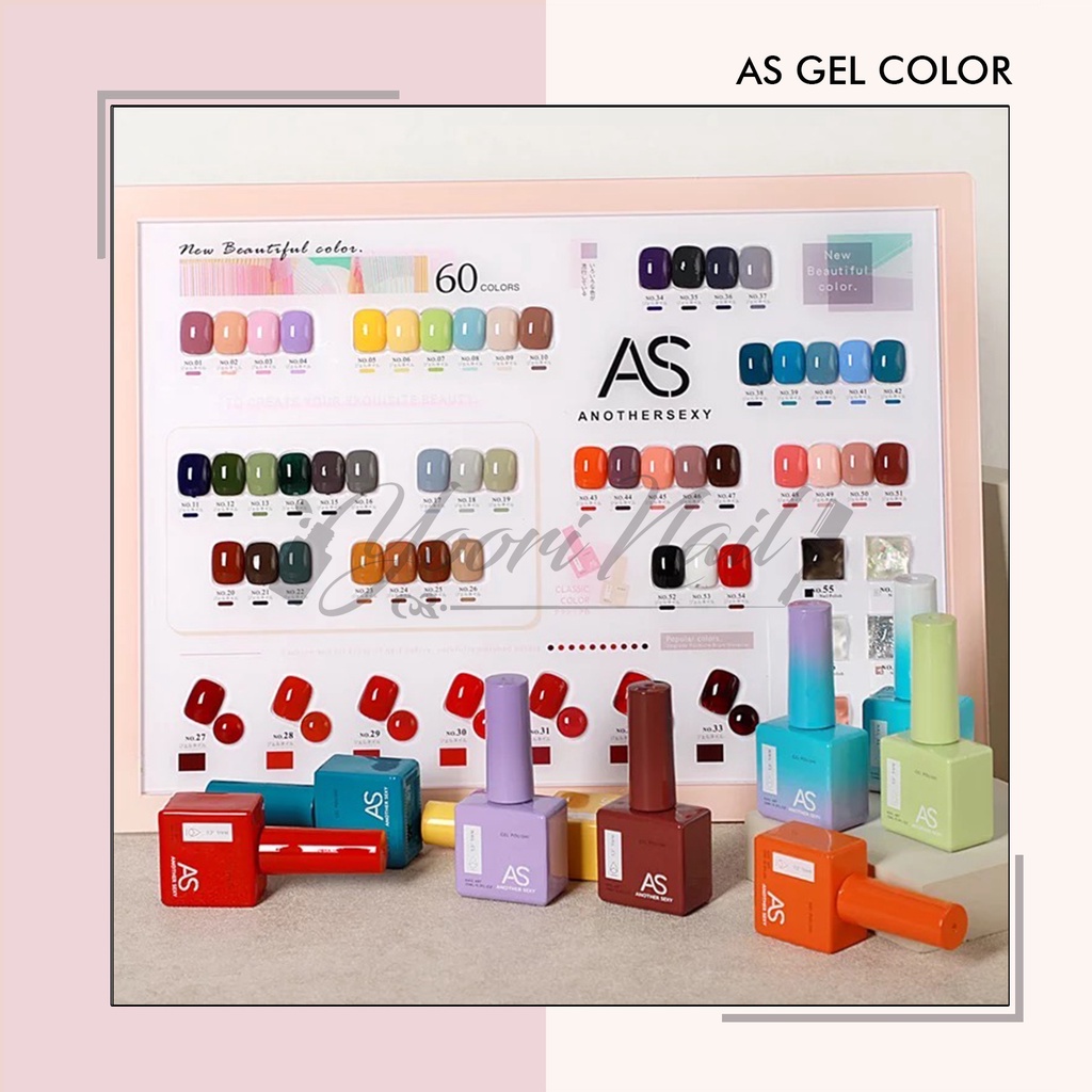 AS gel color JUAL ECER anothersexy another sexy nail gel polish warna kutek gel satuan botol