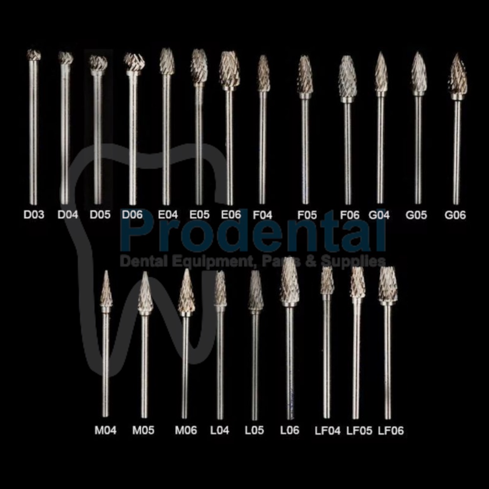 Dental bur fraser low speed carbide bur tungsten bur porting tuning frazer akrilik gigi palsu