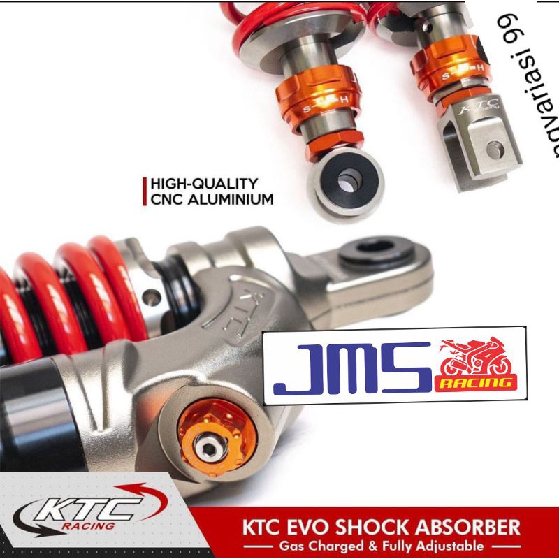 shock ktc racing evo original 310/330 mm Mio beat Scoopy genio miom3 Mio j soulgt115/125 vario125/150 Lexi freego gear beat deluxe 2020