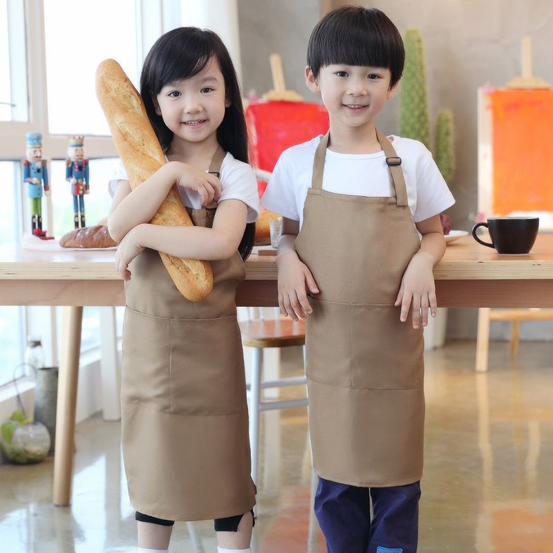 celemek anak / apron anak bahan drill / apron anak-anak murah /