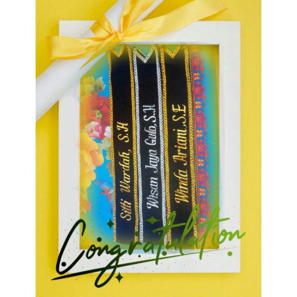 SELEMPANG WISUDA  MEDAN( COD ), RENDA    ( 1 HARI JADI )-2