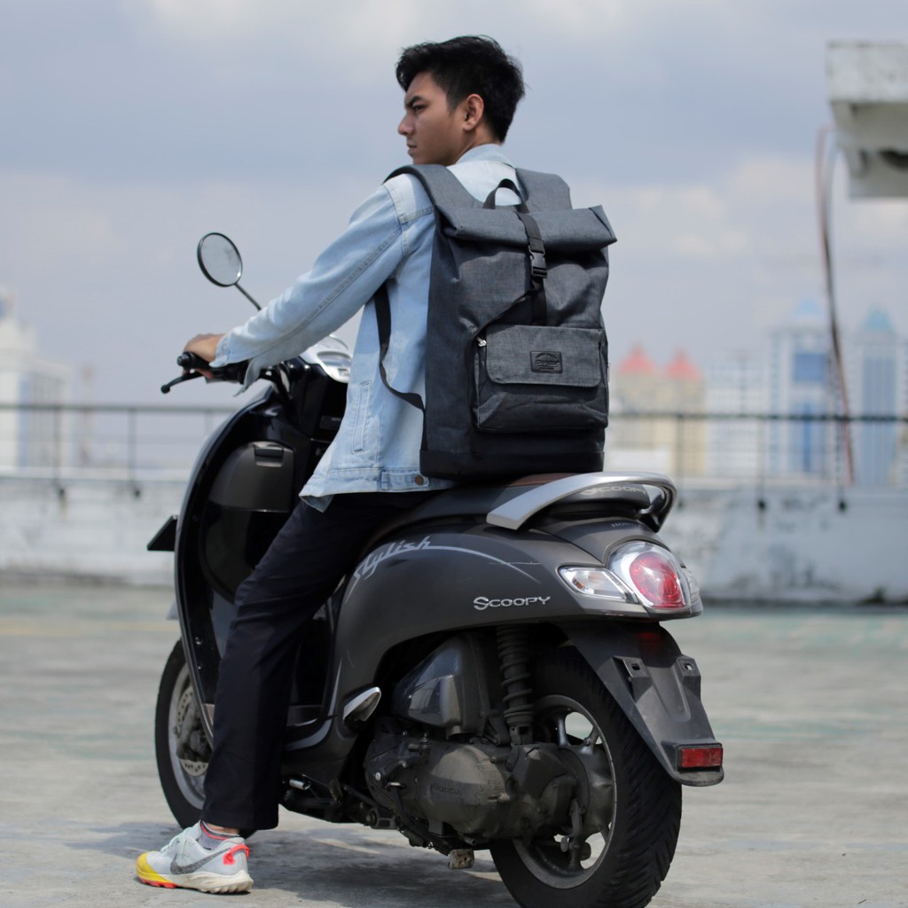 Tas Ransel Backpack Pria Laki-laki Stylish Multifungsi Travelling Outdoor Pria Wanita