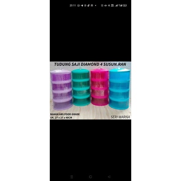 tudung saji diamond ,4 susun