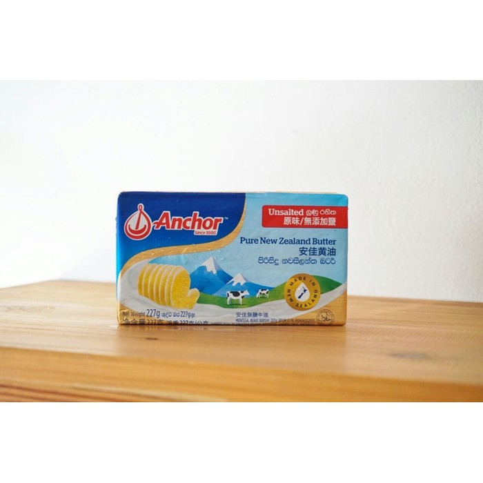 

DISKON ANCHOR UNSALTED BUTTER 227G (KHUSUS GOJEK) !!!!