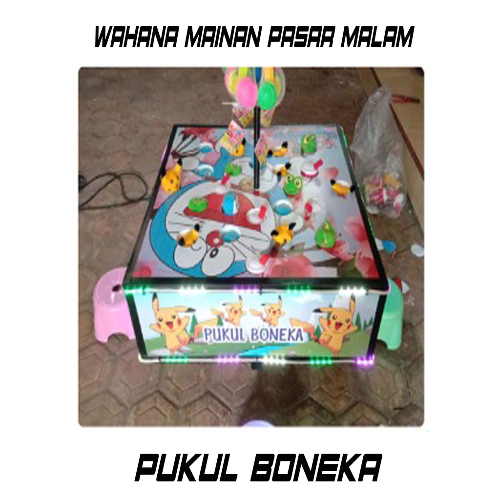 Wahana mainan pasar malam Pukul Boneka uk kecil