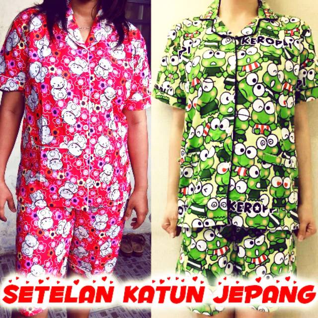 Baju tidur piyama katun jepang