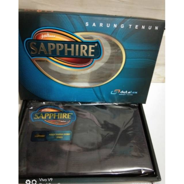 Sarung Sapphire Sapir Saphire Polos Besar Bagus Premium