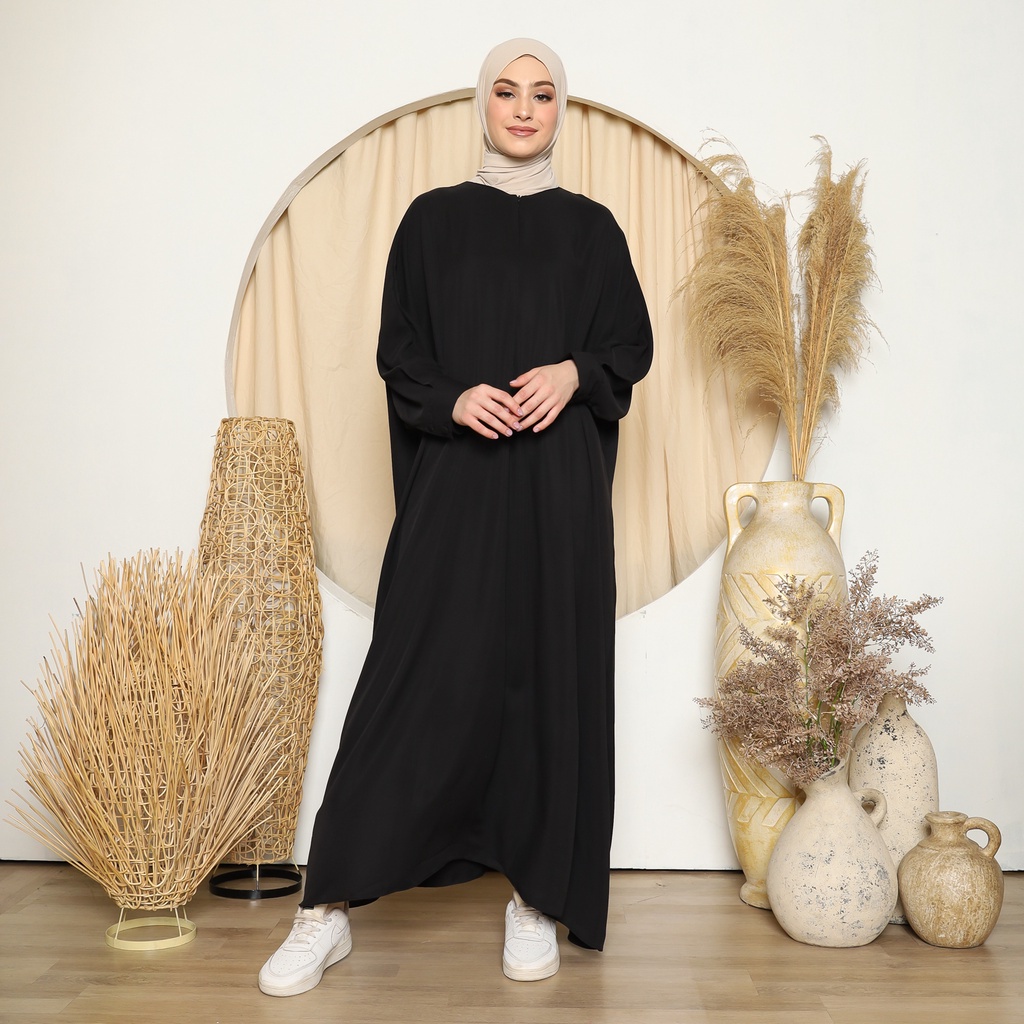 Gamis Abaya Polos - NAURA Abaya Dress Busana Muslimah - Abaya Turkey