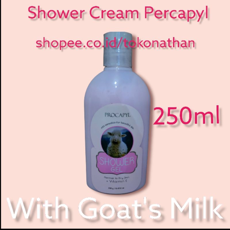 SHOWER PROCAPYL susu KAMBING 250ml / Sabun mandi cair