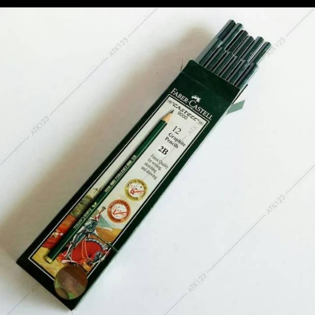 

Pensil 2B Faber Castell original isi 12 pcs