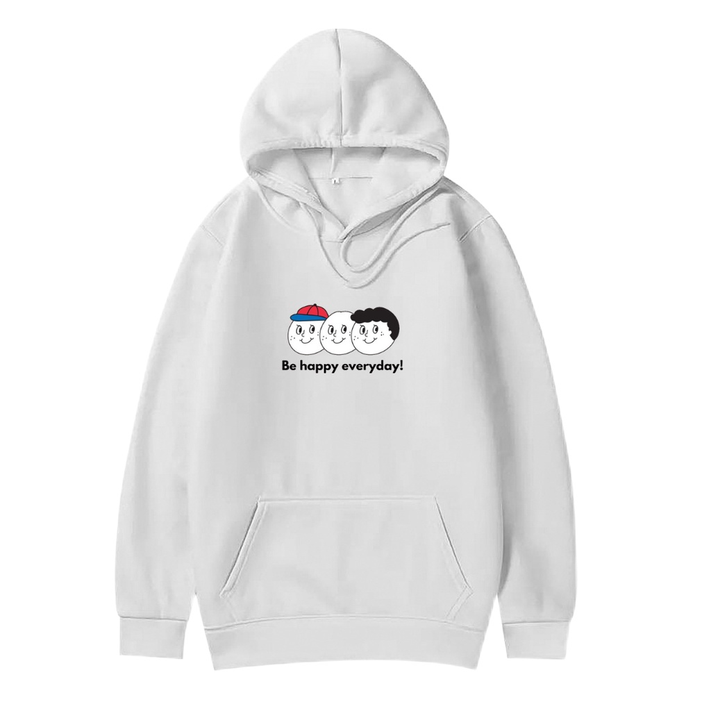 BE HAPPY EVERYDAY HOODIE JUMPER ANAIRAOFFICIAL