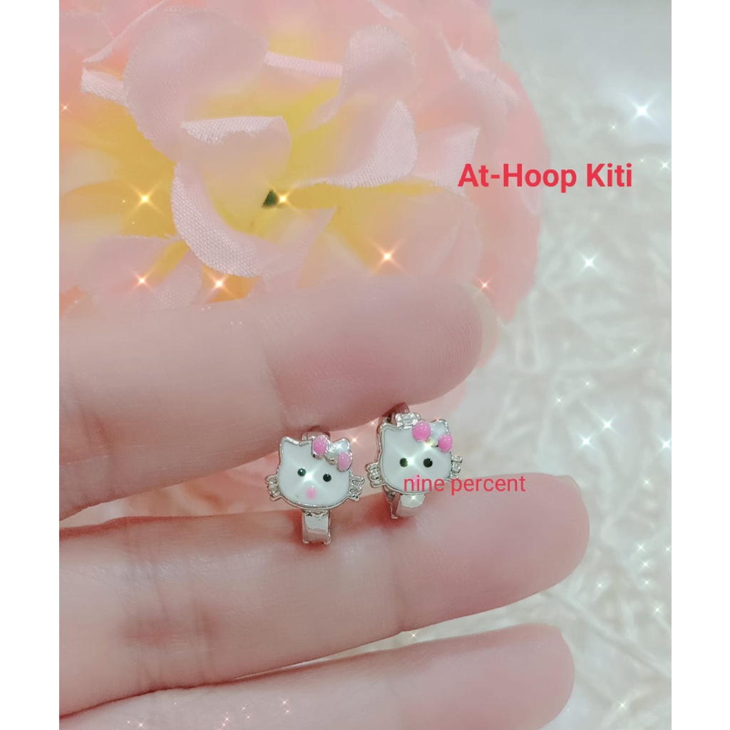 TERBARU ANTING TUSUK/ANTING STUD ANAK KARAKTER, ANTI KARAT DAN ANTI ALERGI/ ANTING ANAK HELLO KITTY