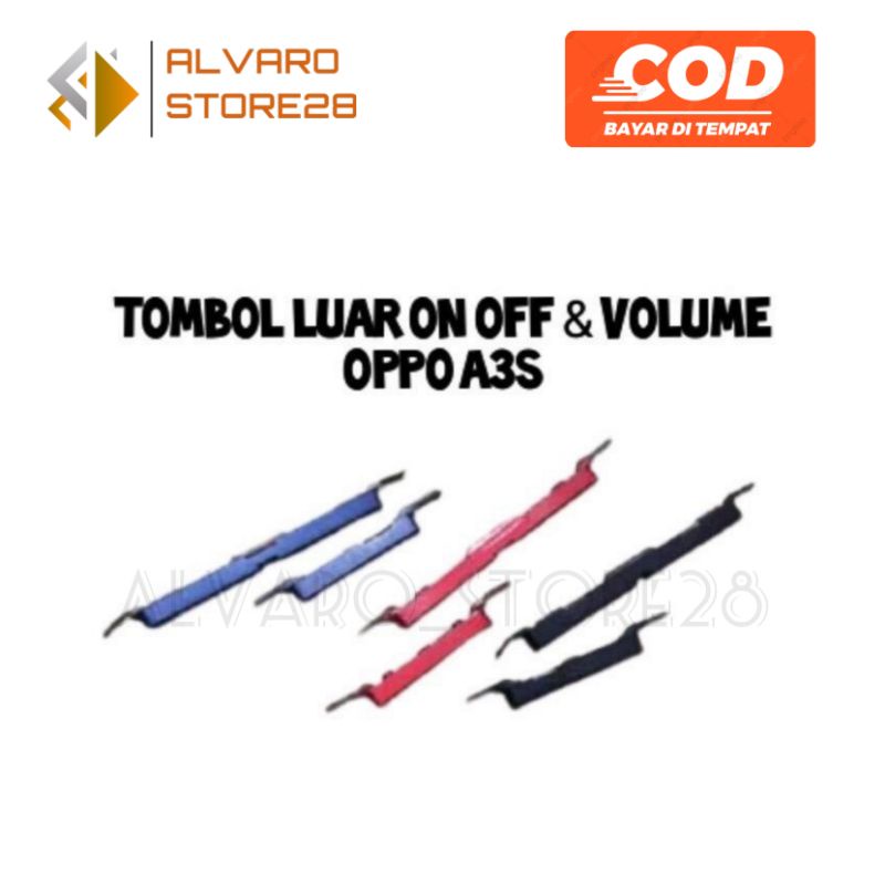 Tombol On Off Volume Oppo A3S / C2