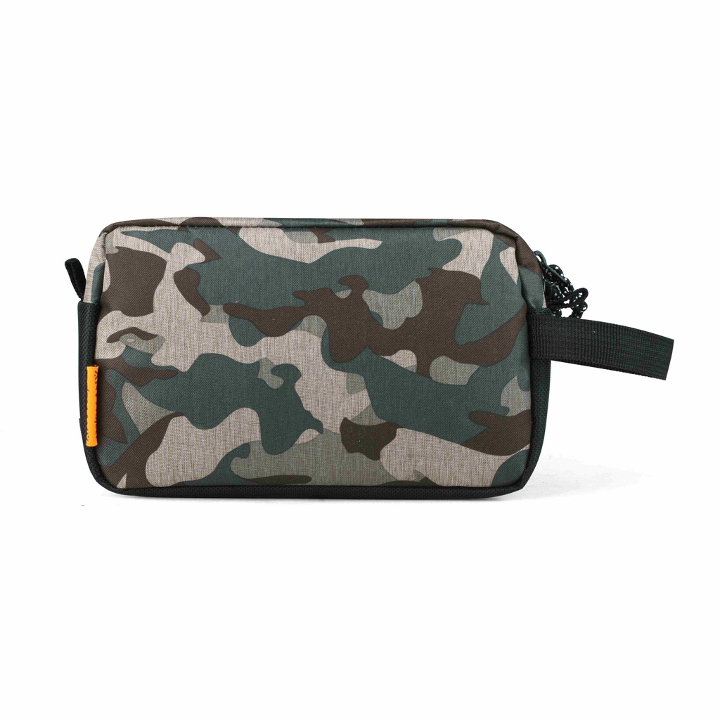 ANT Project Hand Bag Clutch Pria Wanita Waterproof Murah Keren Tech Pouch Doppkit Premium Hitam Camo