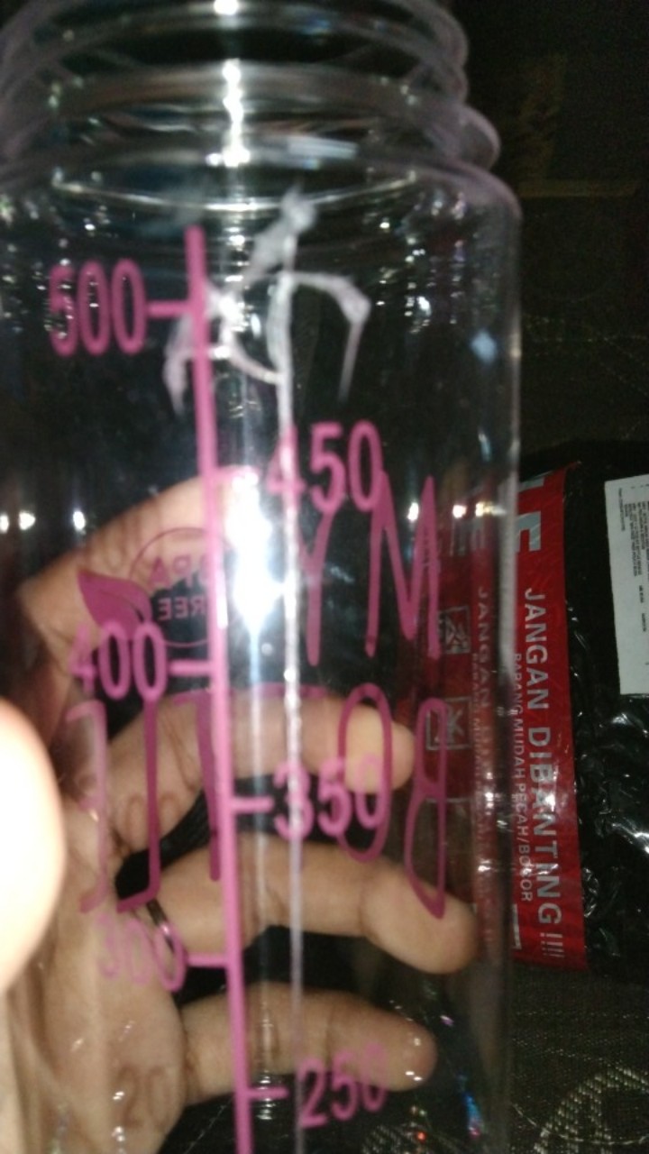 Mbo - [1kg = 12 Pcs] My Bottle Bening Berlogo bpa Free Free Pouch Busa Warna