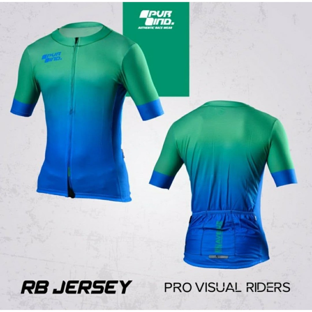Jersey XC ROAD BIKE PVR ULTIMATE SERIES Green ~ Jersey Roadbike