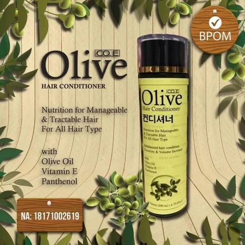 HAIR CONDITIONER OLIVE KOREA 200ML BPOM