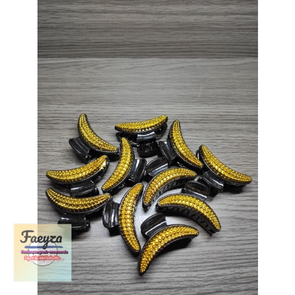 12 pcs jepit rambut salon oval mata kw kecil