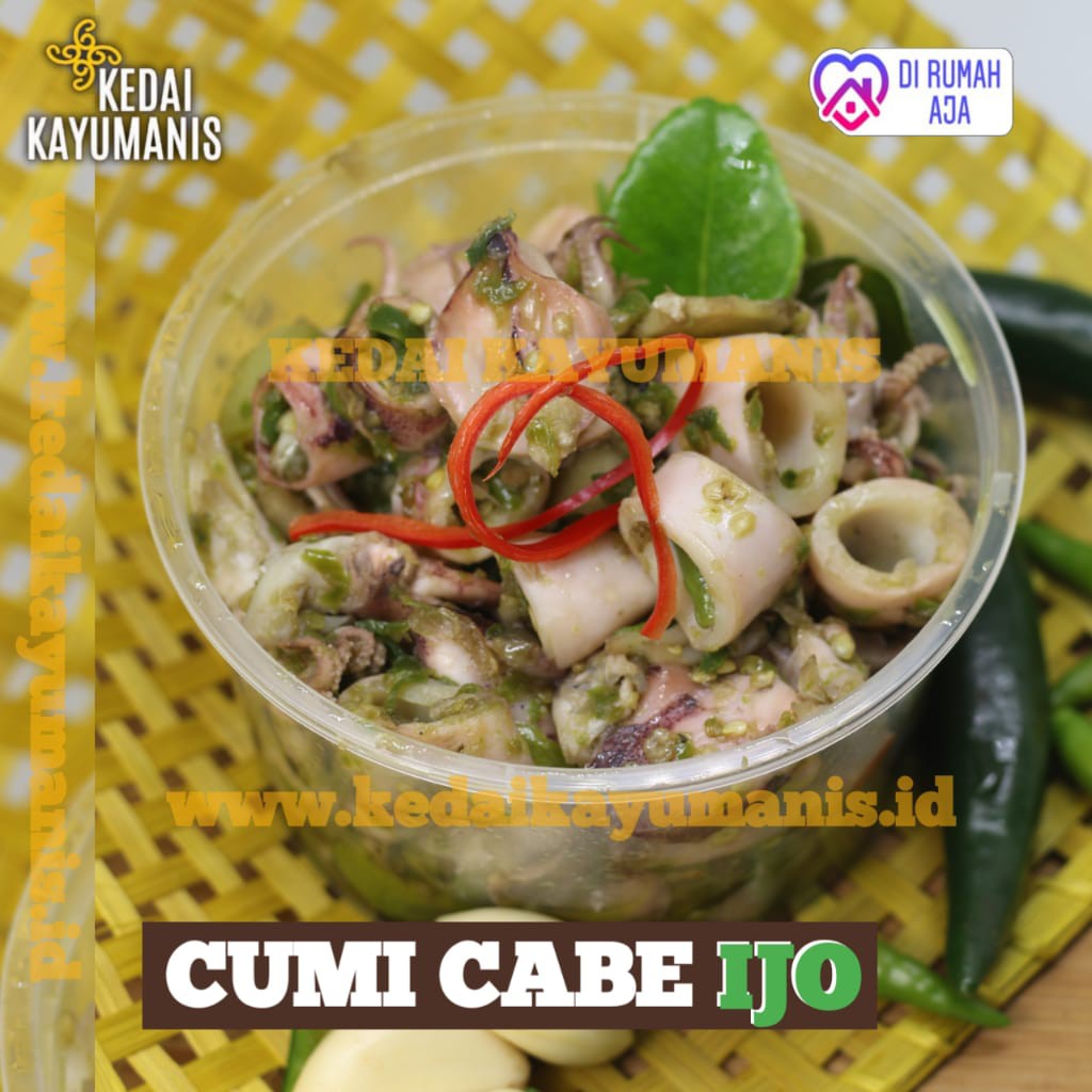 

Cumi Tumis Cabe Ijo 350 Gram