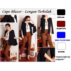Cape Blazer Lengan Belah size XL