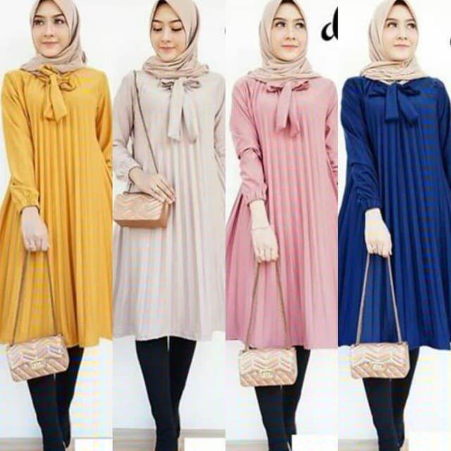 TUNIK PLISKET DOLINA / DOLINA TUNIK PLISKET / DRESS PLISKET