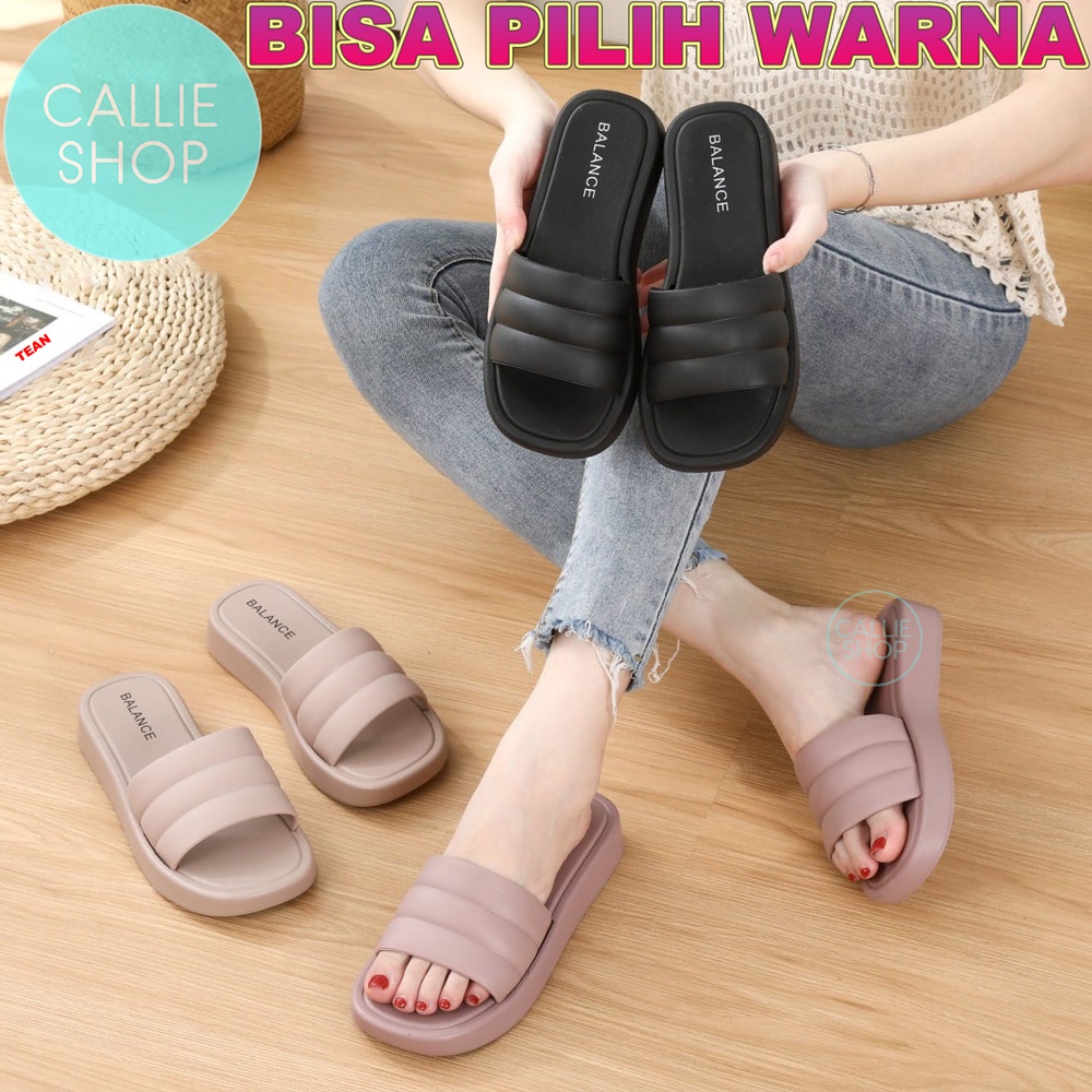 Sandal Wedges Jelly Simpel Elegan Balance 2802-A SLTB3RS