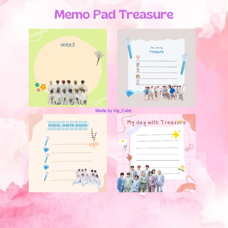 

Treasure Memo Pad Note pad / Memopad Notepad