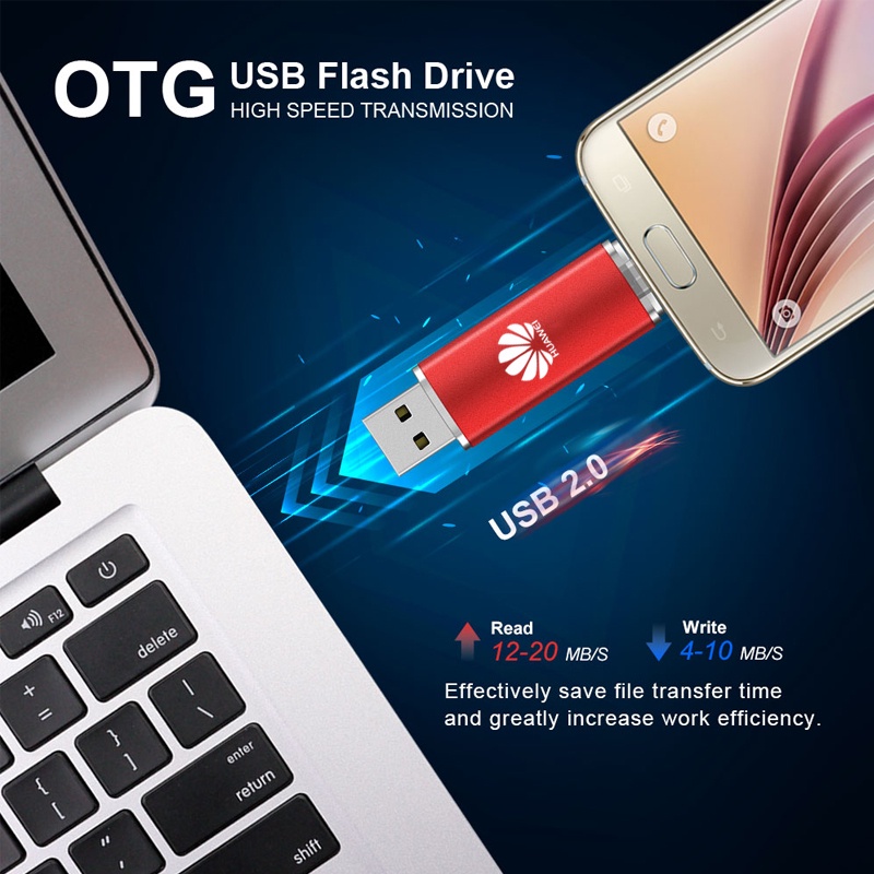 Huawei Flashdisk OTG micro Usb 4GB / 8GB / 16GB / 32GB / 64GB / 128GB / 256GB / 512GB / 1TB Multifungsi