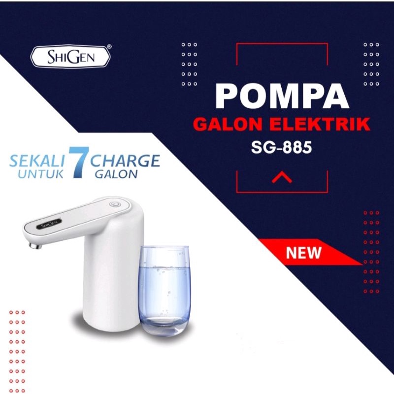 Pompa Galon Elektrik / Charge Shigen SG885