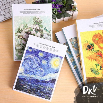 520 sketch book Sketchbook B5 Vincent Van Gogh Softcover jilid jahit