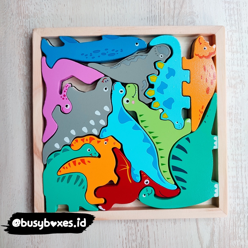 [busyboxes.id] puzzle 3D dinosaurus