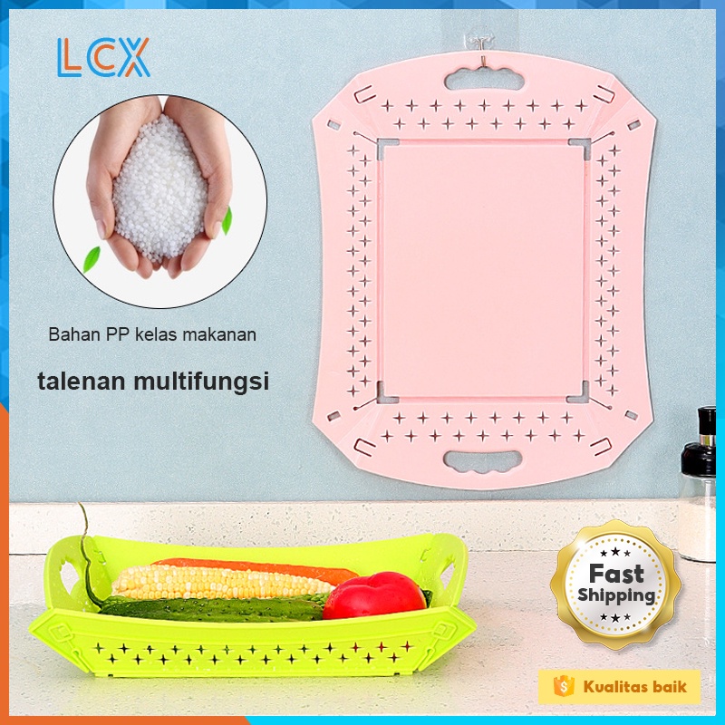 LCX Alas Pemotong Sayuran / Talenan Dapur Serbaguna Talenan Dapur Plastik VS-48