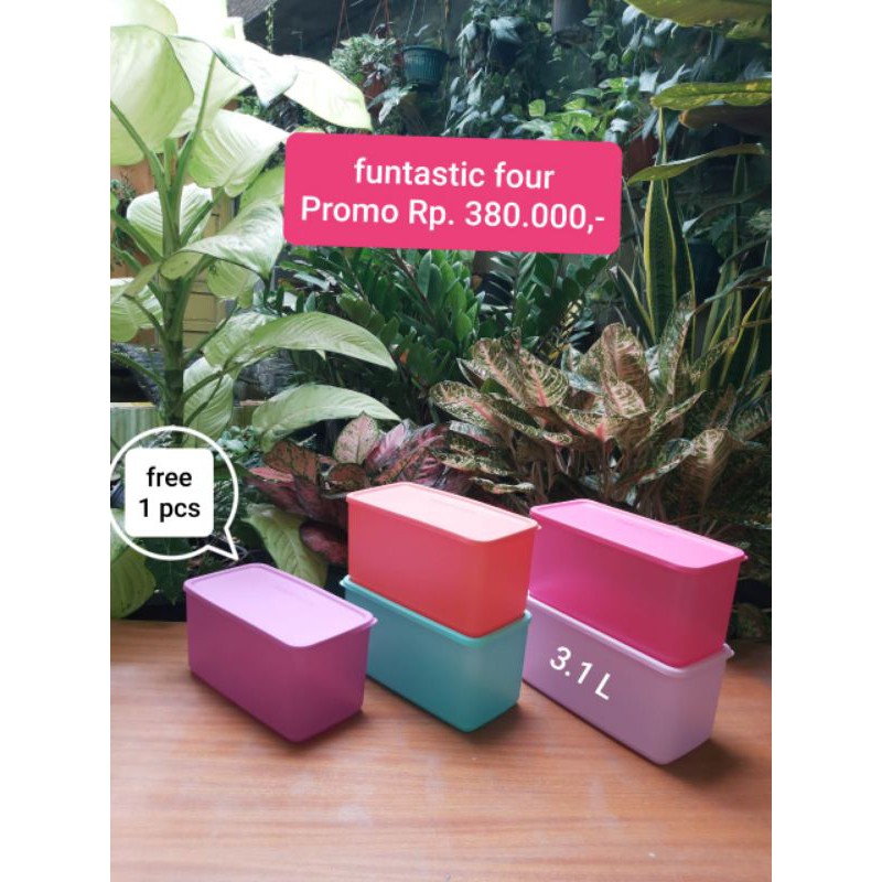 Funtastic four free promo mei toples tempat penyimapanan