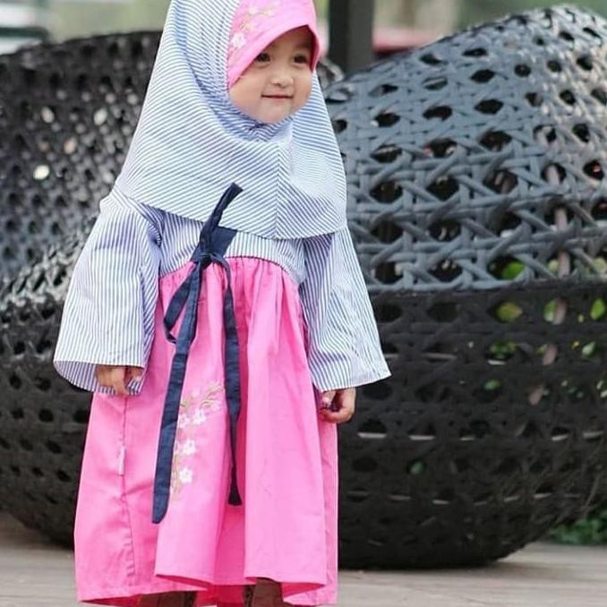 Baju Muslim Anak/Gamis Anak Lucu/Baju Anak/Gamis Balita A75 Harga Grosir