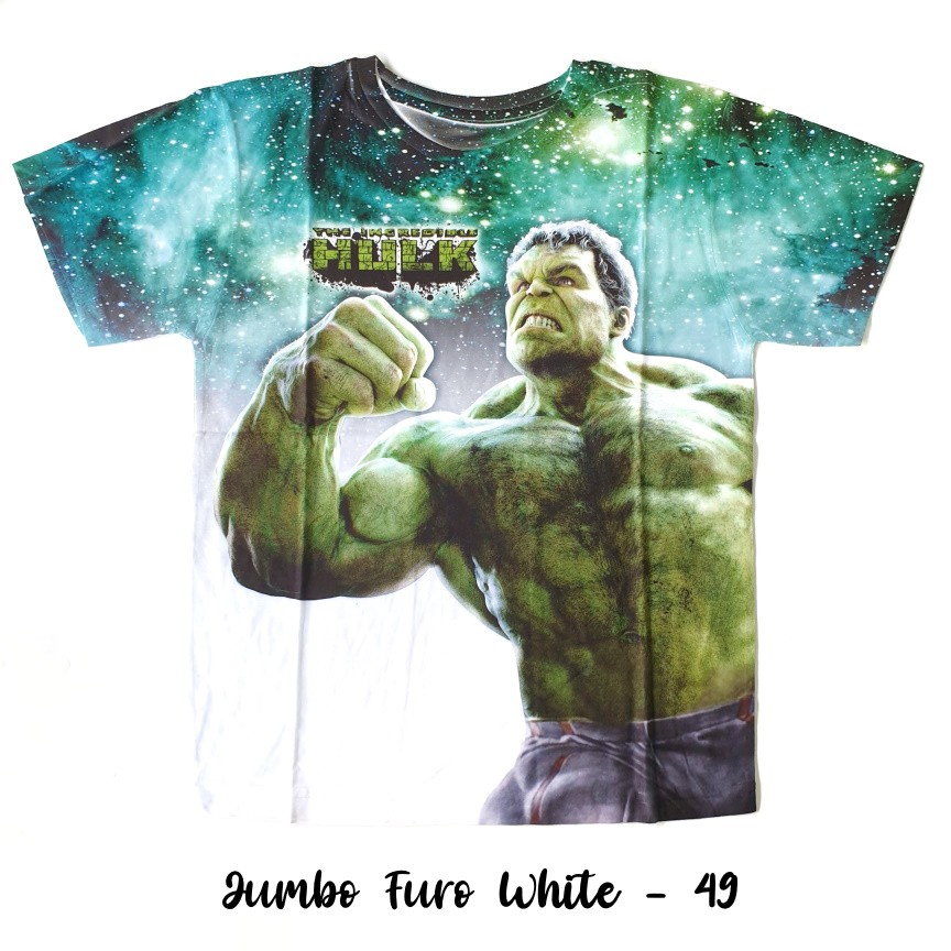 Kaos Anak Karakter Jumbo Superhero size 16 18 20