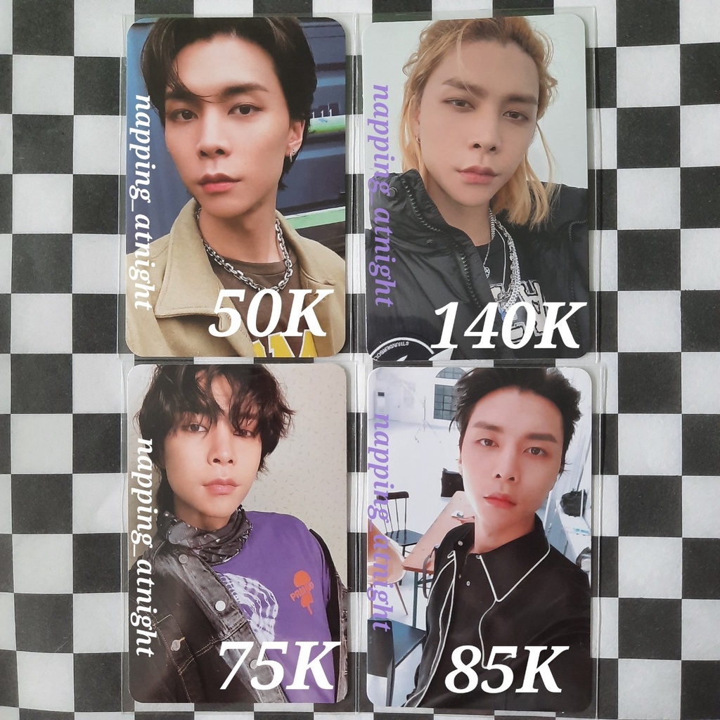PHOTOCARD JOHNNY NCT 127 (Kihno Arrival Regular Irregular Glow in The Dark Sticker Catharsis ver)