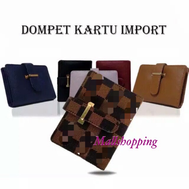 (COD) DOMPET KARTU DOMPET WANITA MURAH CARD WALLET MALLSHOPING