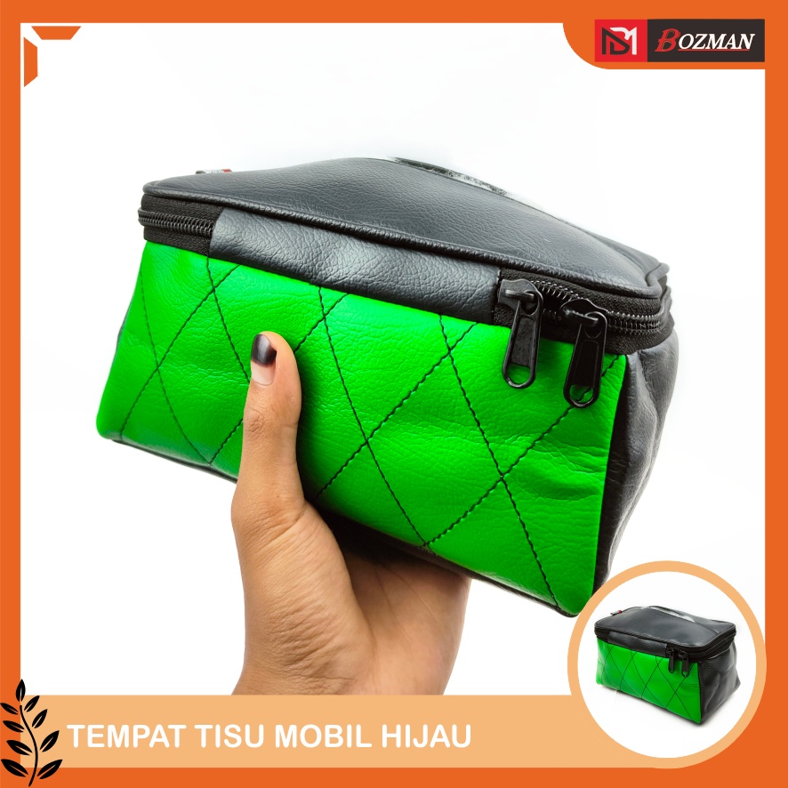 Kotak Tempat Tissue Mobil Bahan Kulit Multifungsi PU Leather Souvenir