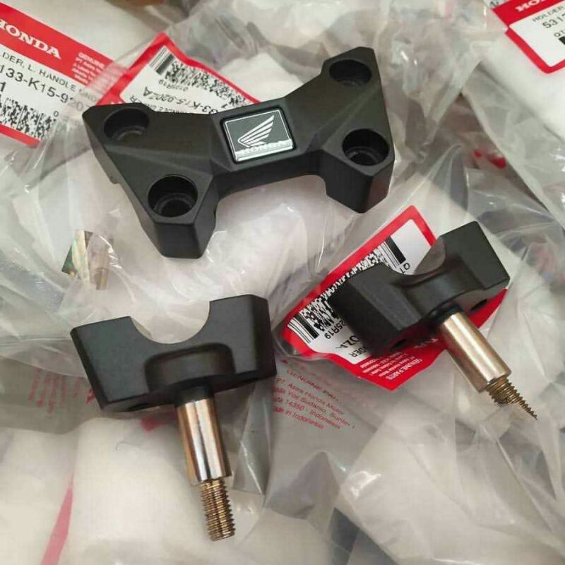 raiser stang cb150r led ori dudukan stang cb150r led ori pangkon stang cb150r led ori breaket stang 