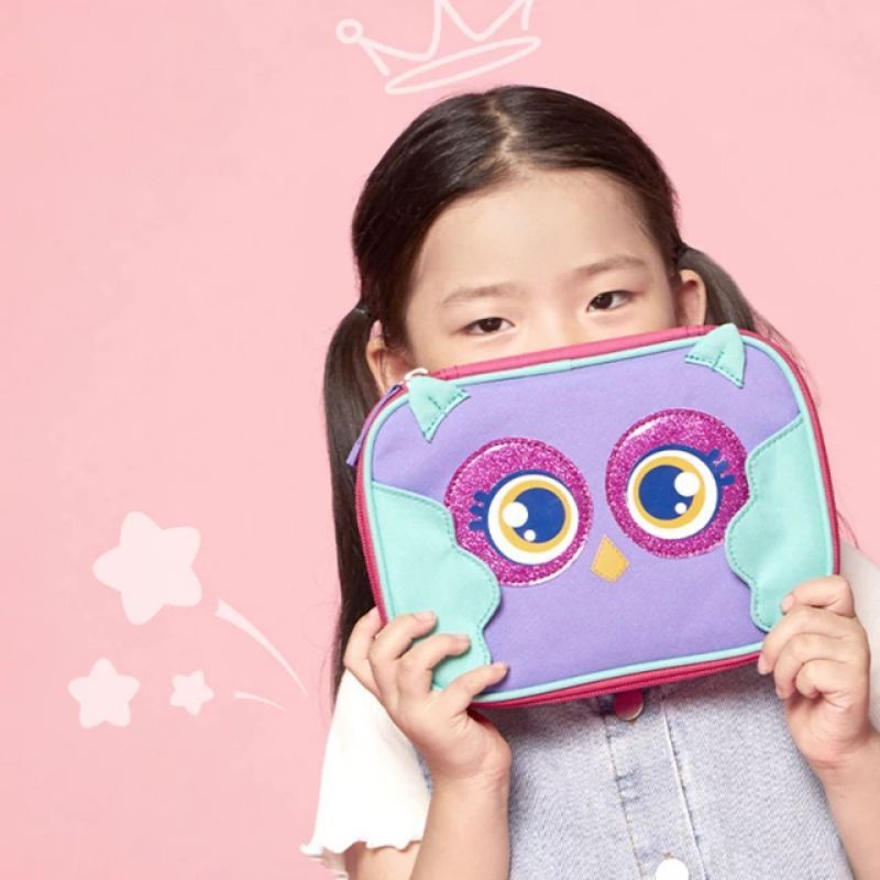 

tempat pensil crayon unicorn owl/tempat kotak pensil bolpoint/kotak pensil box pensil/tas kecil anak perempuan/cepuk/tepak pensil