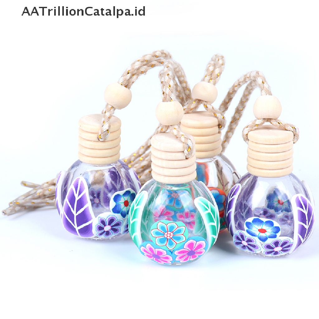 Aatrillioncatalpa 1Pc Botol Parfum Kosong Bahan Kaca Aneka Warna Untuk Mobilrumah