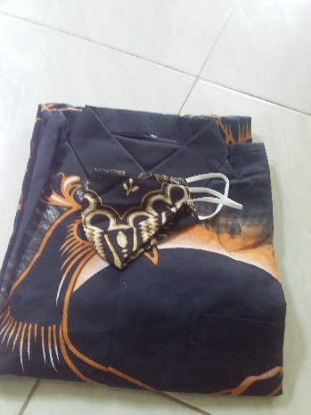 Merak Emas Batik Pria Lengan Panjang Full Furing Batik Solo