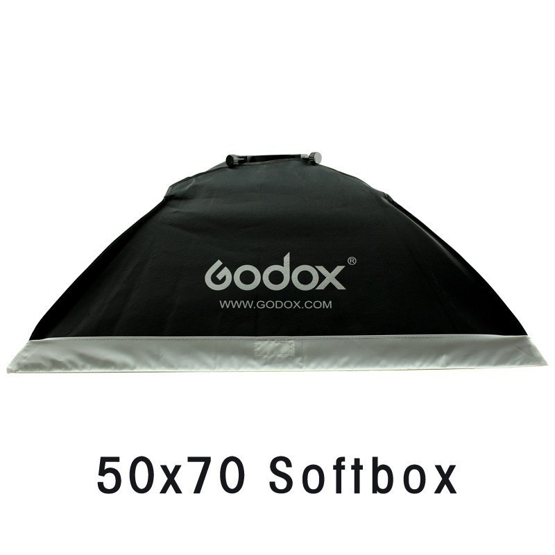 Godox Studio Softbox Flash Diffuser Camera DSLR 50 X 70 CM - SB-MS - Black