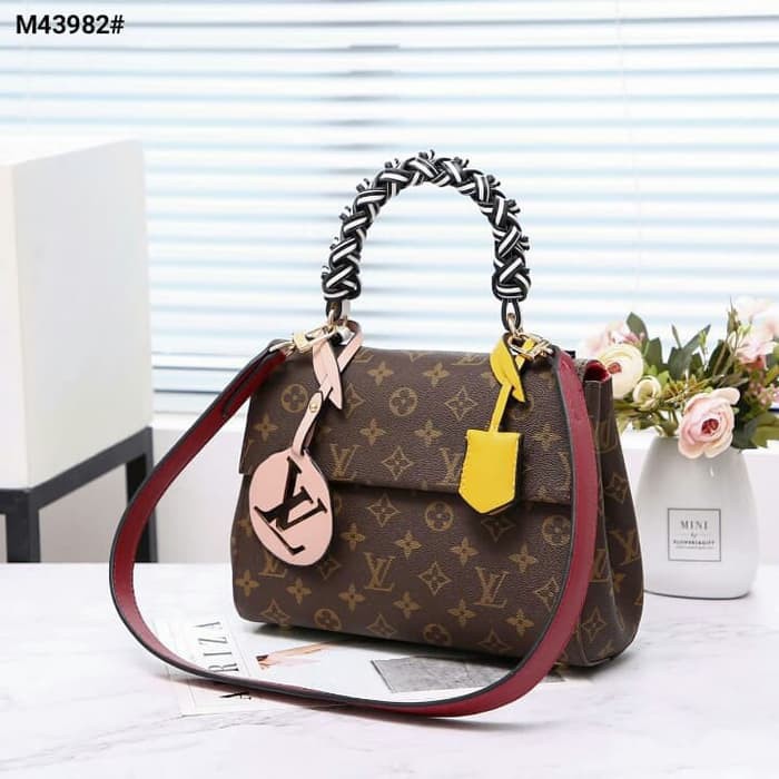 SALE TAS WANITA LV CLUNY PREMIUM QUALITAS SUPER TAS SELEMPANG
