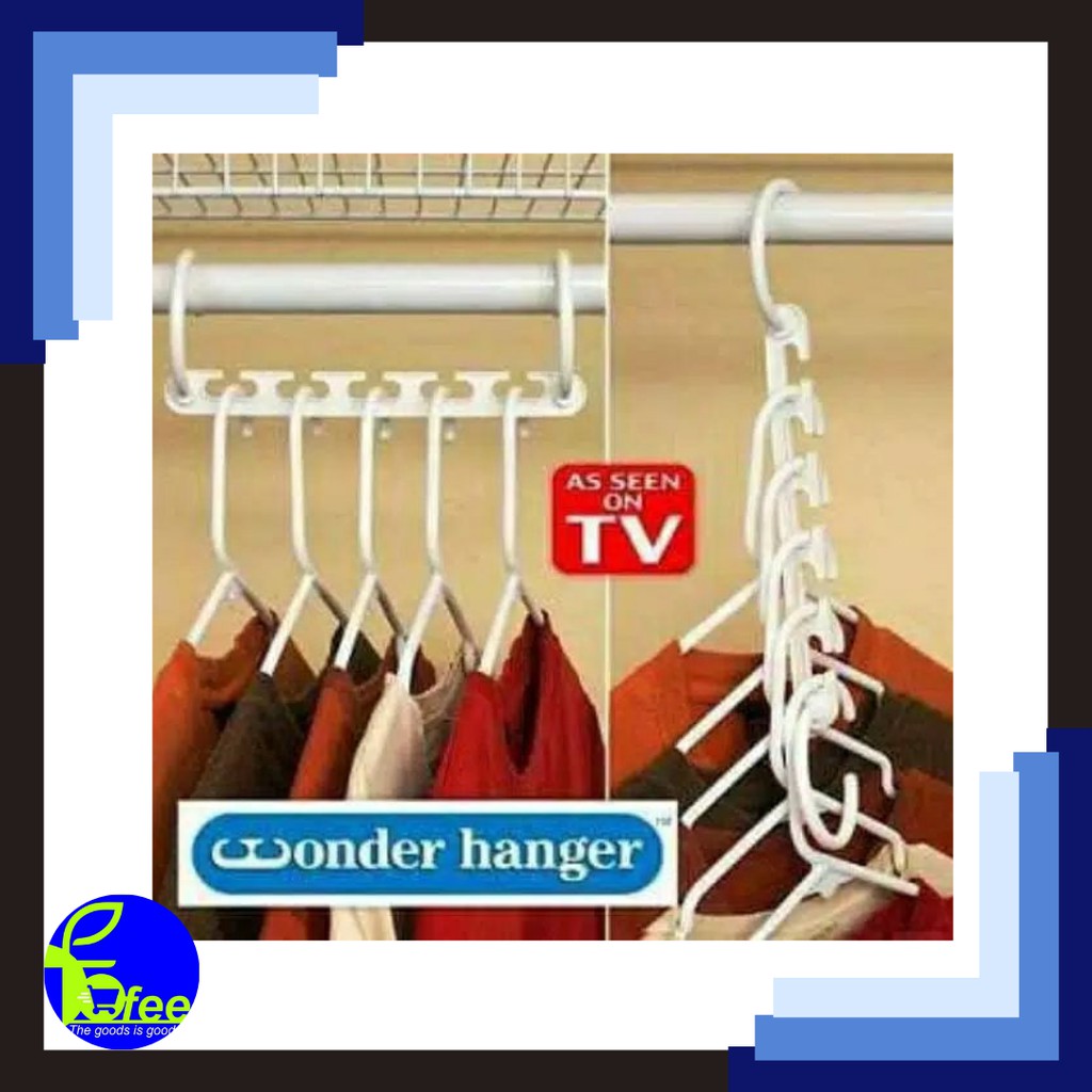 [IMPORT] - Wonder Magic Hanger Gantungan Baju Pakaian Ajaib